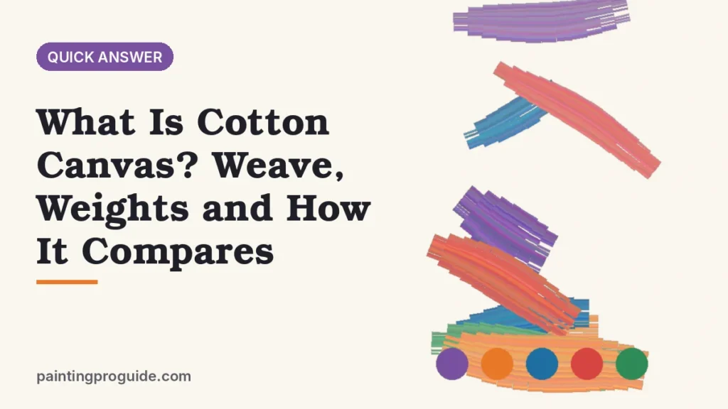 What Is Cotton Canvas? Weave, Weights and How It Compares