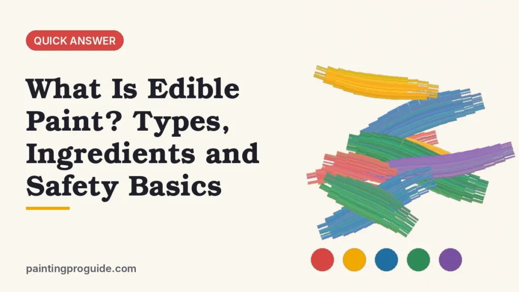 What Is Edible Paint? Types, Ingredients and Safety Basics