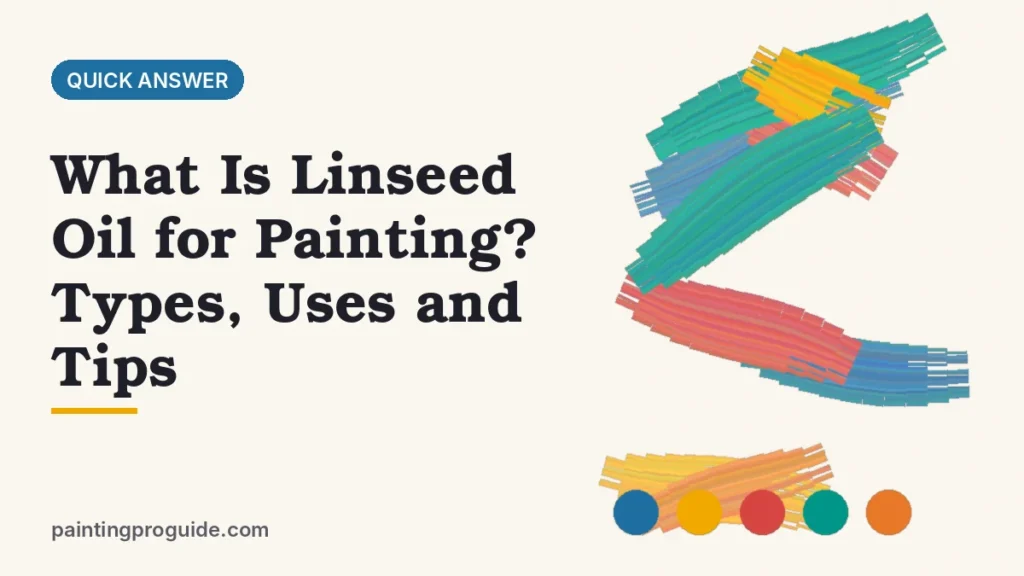 What Is Linseed Oil for Painting? Types, Uses and Tips