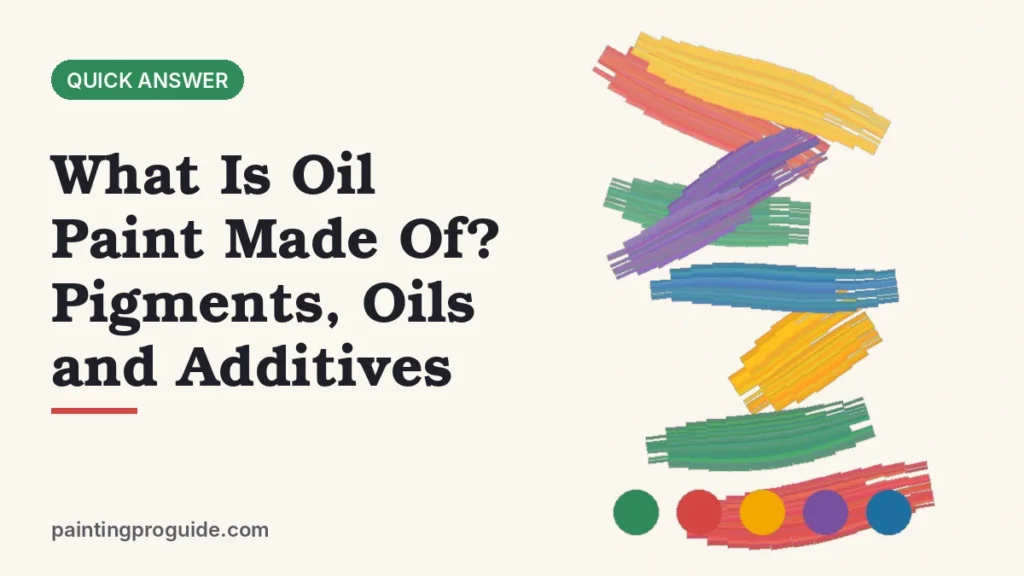 What Is Oil Paint Made Of? Pigments, Oils and Additives