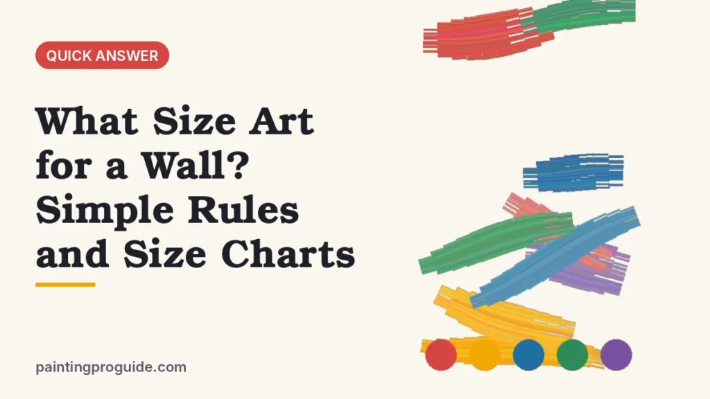 What Size Art for a Wall? Simple Rules and Size Charts