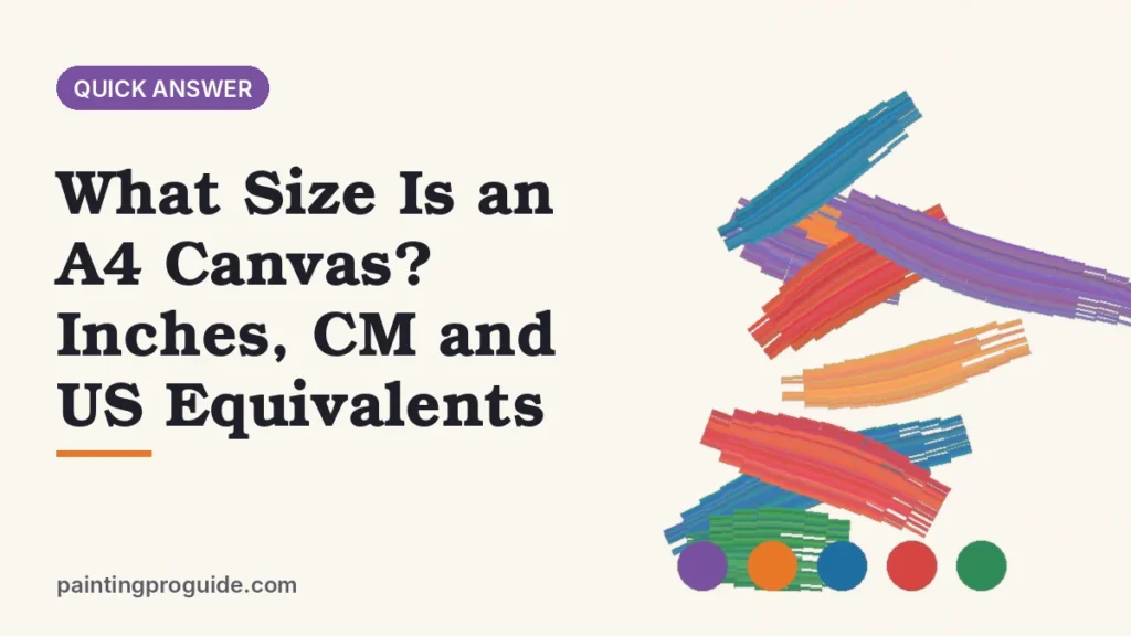 What Size Is an A4 Canvas? Inches, CM and US Equivalents