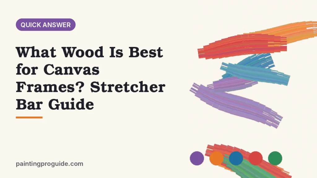What Wood Is Best for Canvas Frames? Stretcher Bar Guide