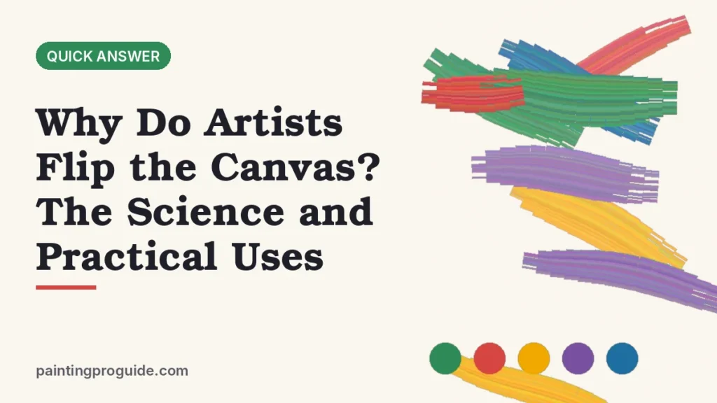 Why Do Artists Flip the Canvas? The Science and Practical Uses