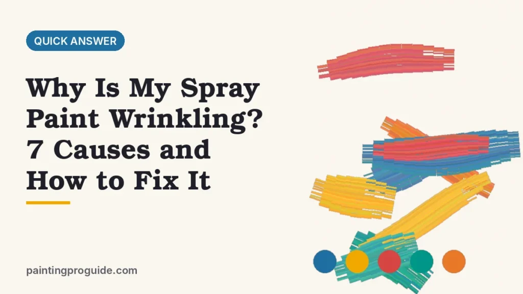 Why Is My Spray Paint Wrinkling? 7 Causes and How to Fix It